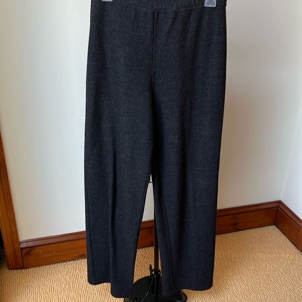 Eileen Fisher gray wool slacks